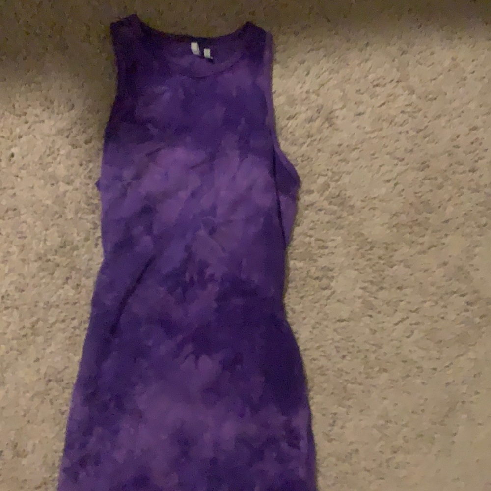 ZUMIEZ OPEN BACK TIE DYE BODYCON DRESS